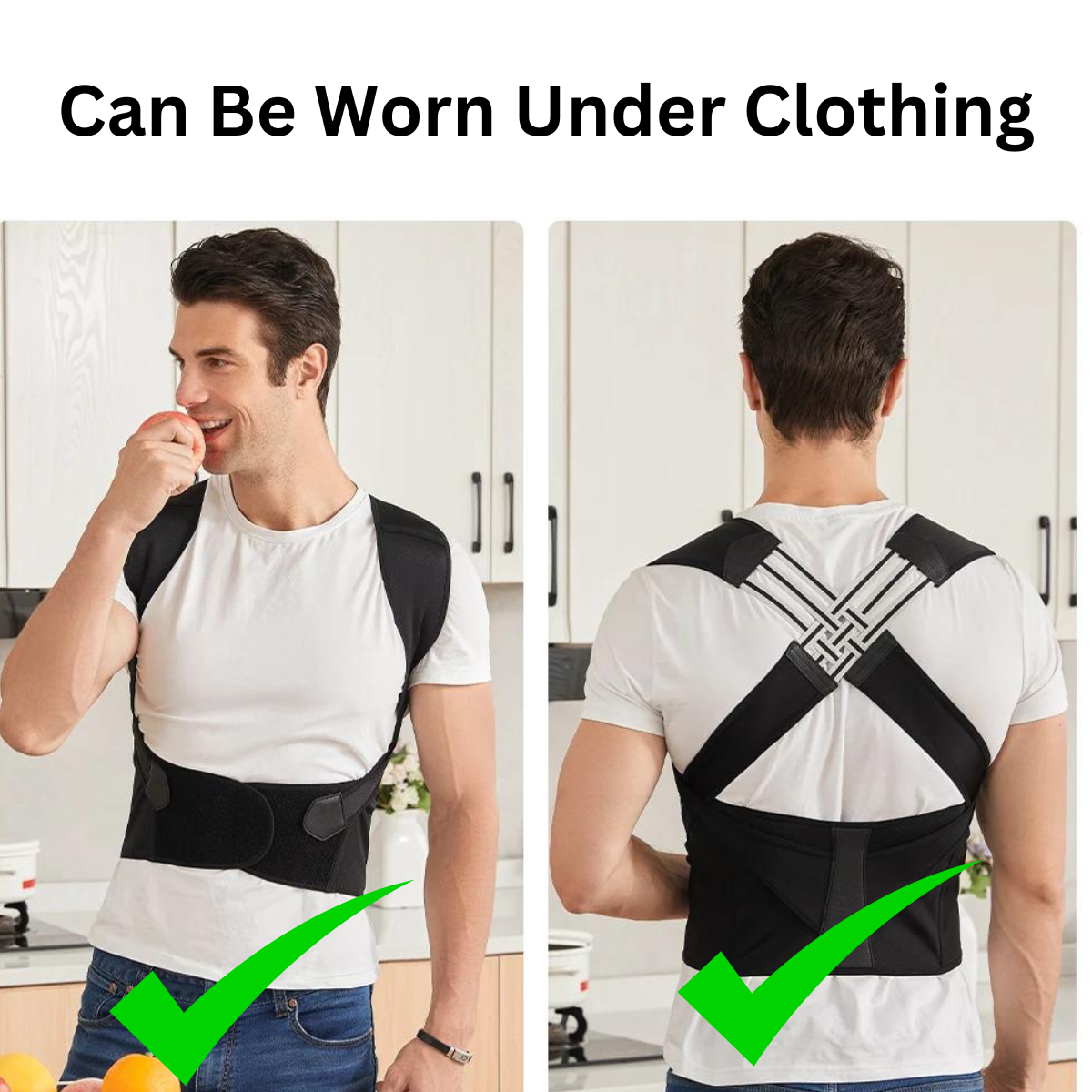 Adjustable Back Posture Corrector Belt for Women And Men, Prevents Slouching and Helps      Relieve Pain