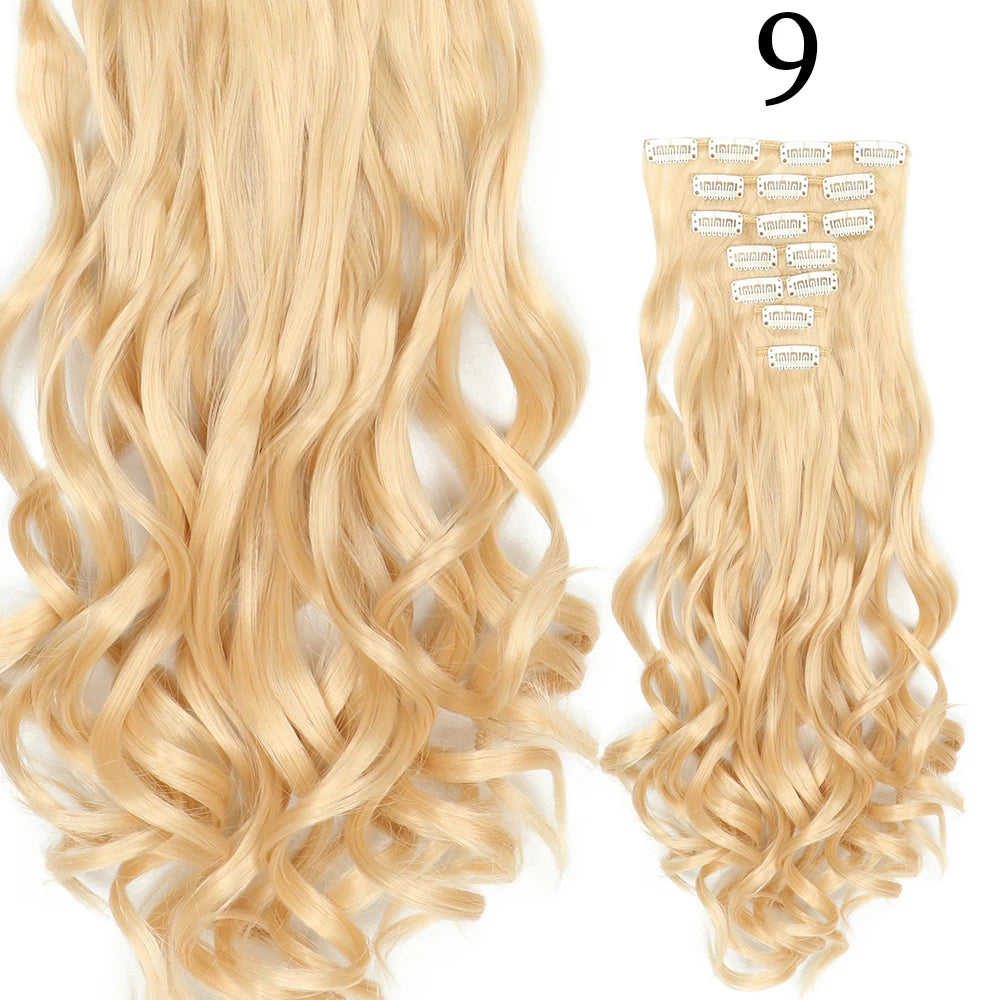 Beautiful 24 Inch, 16 Clip, Hair Extensions