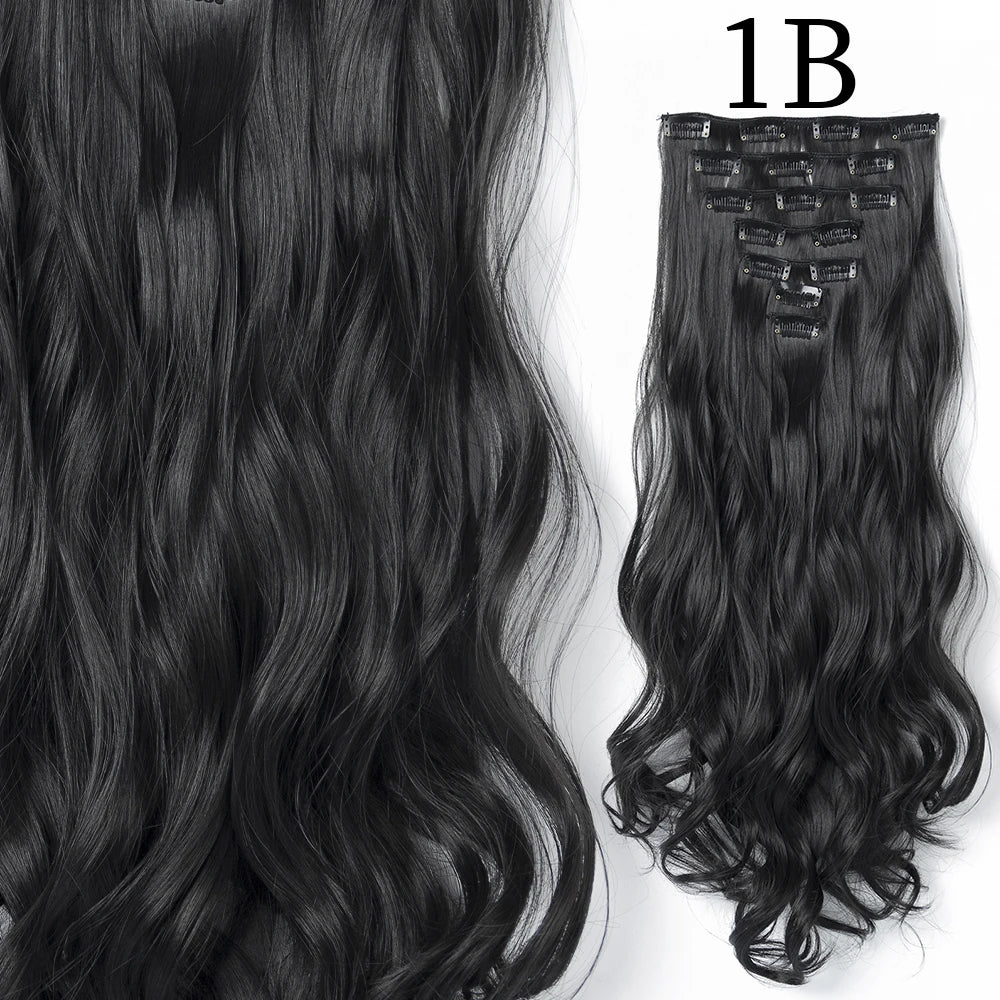 Beautiful 24 Inch, 16 Clip, Hair Extensions