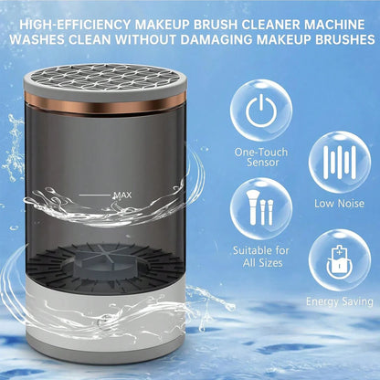 3-in-1 Automatic Makeup Brush Cleaning and Drying Stand