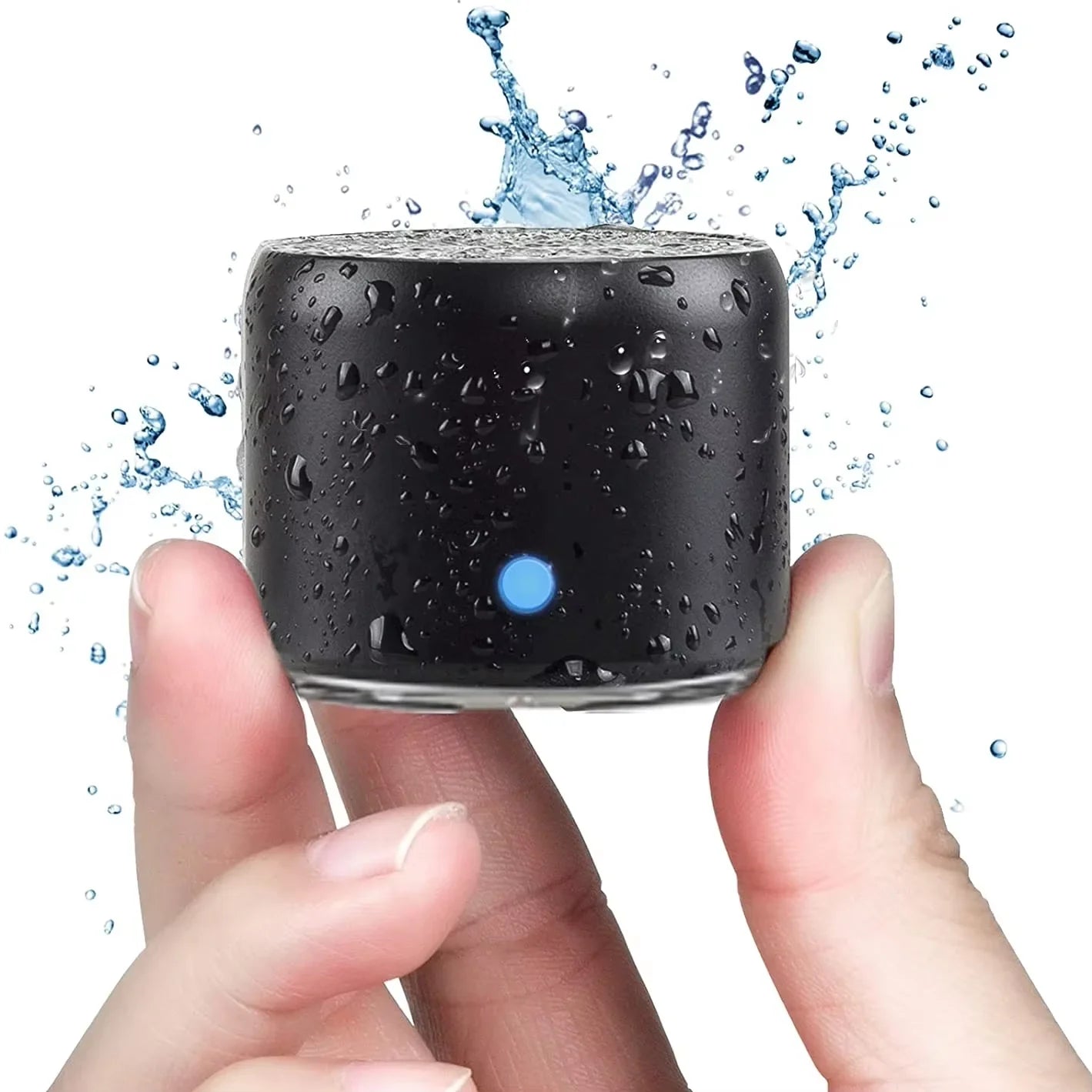 EWA A106 Pro Mini Portable Wireless Bluetooth 5.0 Speaker Custom Bass Radiator IPX7 Waterproof Metal Speakers Travel Case