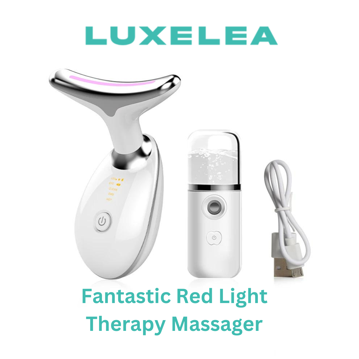 Fantastic Red Light Therapy Massager for Wrinkle Removal and Facial Lifting