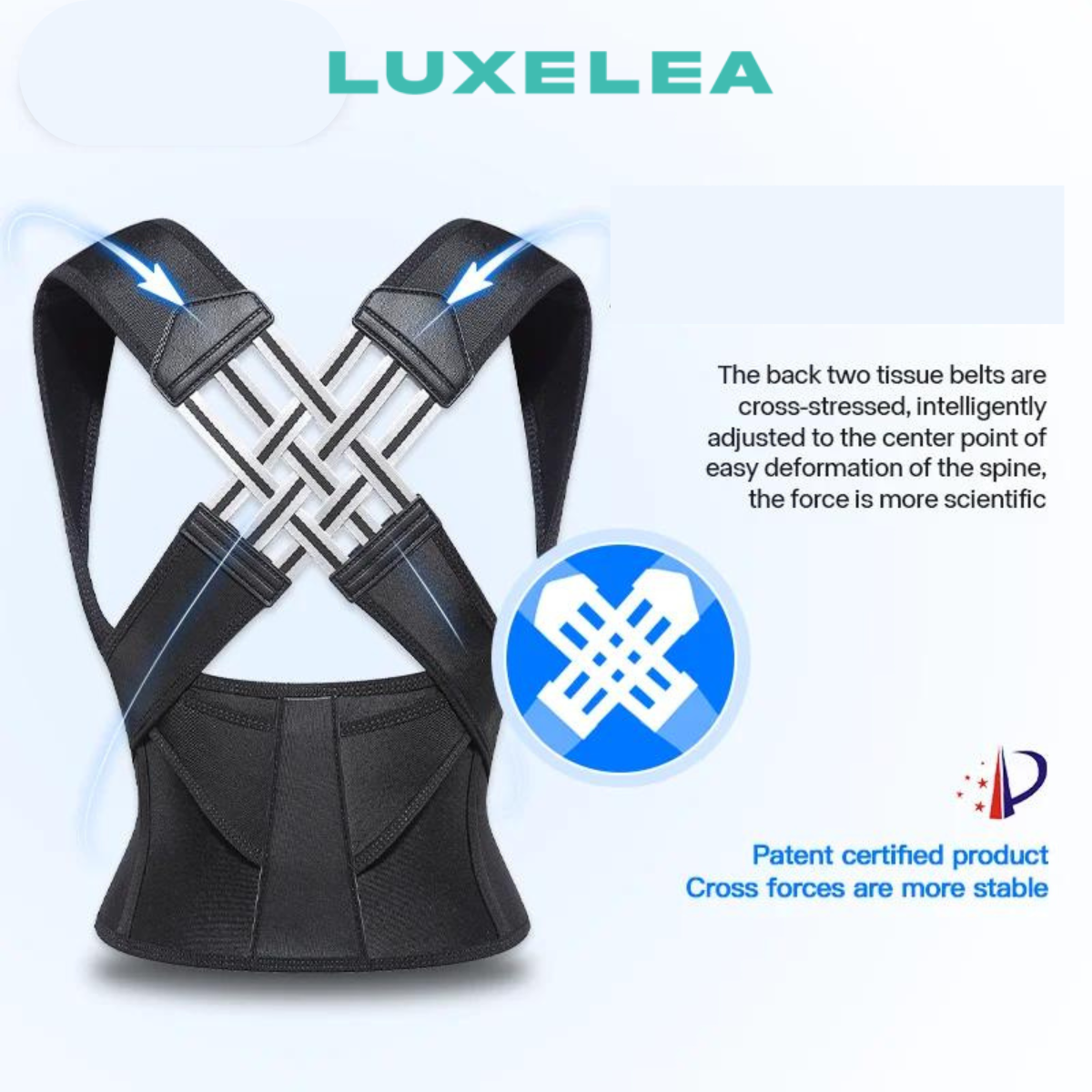 Adjustable Back Posture Corrector Belt for Women And Men, Prevents Slouching and Helps Relieve Pain