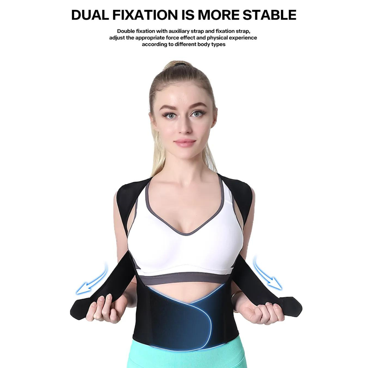 Adjustable Back Posture Corrector Belt for Women And Men, Prevents Slouching and Helps Relieve Pain