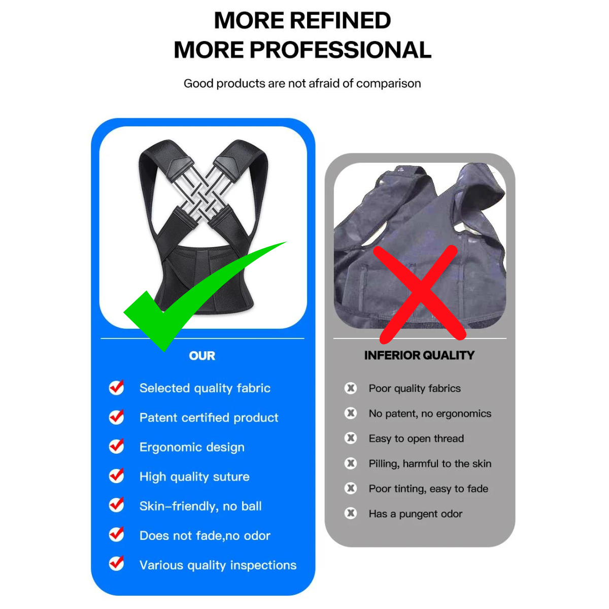 Adjustable Back Posture Corrector Belt for Women And Men, Prevents Slouching and Helps Relieve Pain