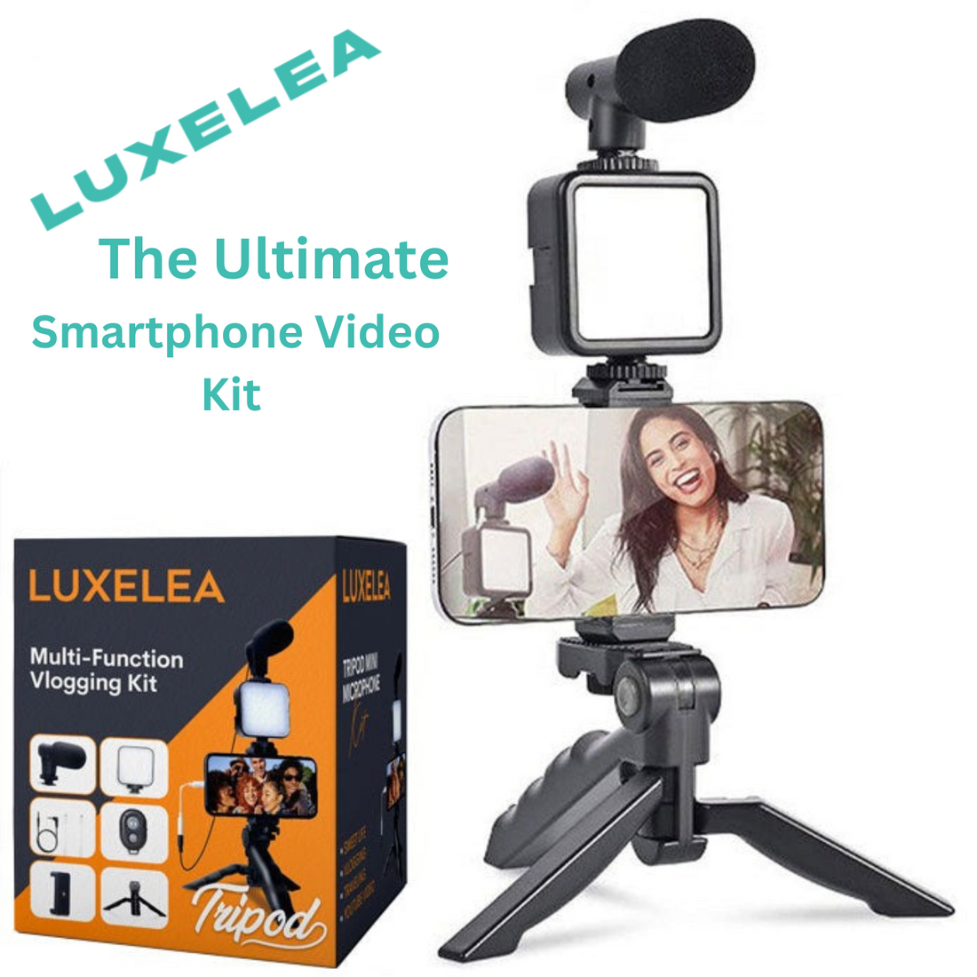 The LUXELEA 5 in 1 Smartphone Vlogging Kit. 🎬 (Save $30)