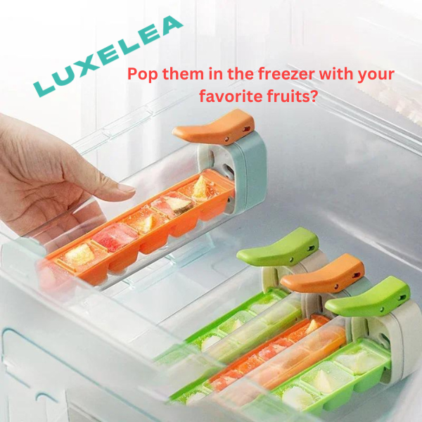 Single-hand ice cube tray, easily releases your ice cubes, Buy 1 get 1 FREE!