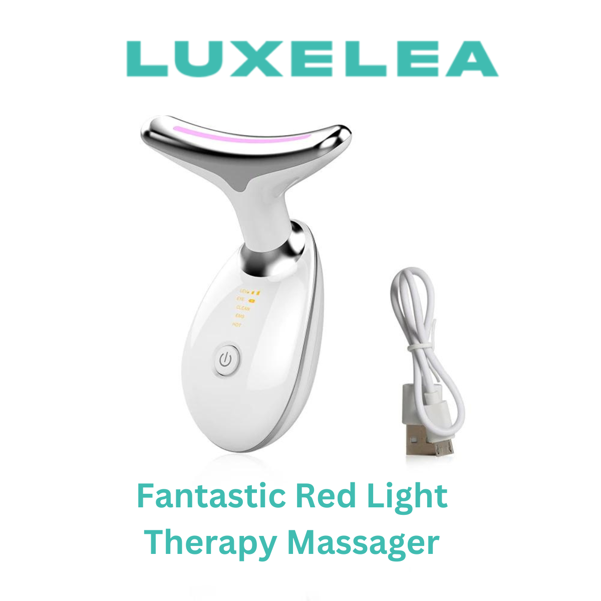 Fantastic Red Light Therapy Massager for Wrinkle Removal and Facial Lifting