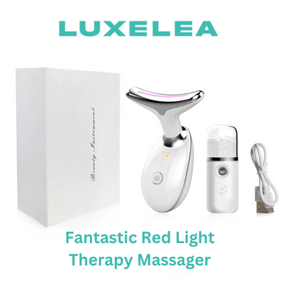 Fantastic Red Light Therapy Massager for Wrinkle Removal and Facial Lifting