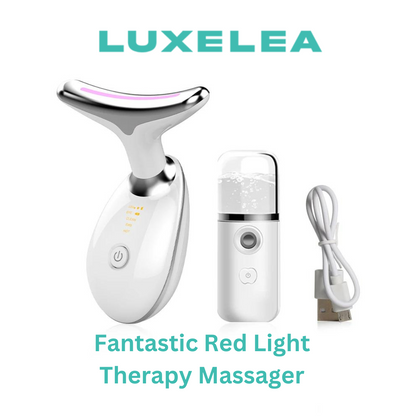 Fantastic Red Light Therapy Massager for Wrinkle Removal and Facial Lifting