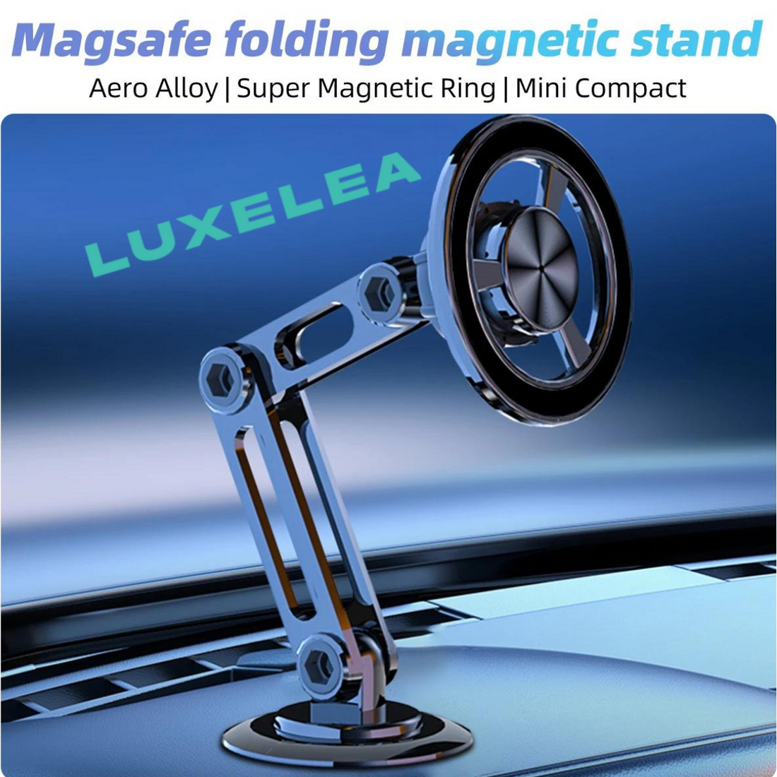 Luxelea 360 Degree Rotational Magnetic Car Phone Holder (Save $30)